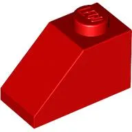 Slope 45° 2 x 1 with Bottom Pin