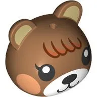 Minifig Head Special Maple