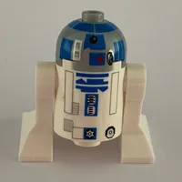 Astromech Droid, R2-D2, Pearl Light Gray Dome