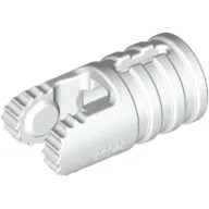 Hinge Cylinder 1 x 2 Locking with 2 Click Fingers and Axle Hole, 9 Teeth