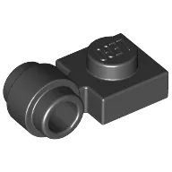 Plate Special 1 x 1 with Clip Light, Bar Hole [Thick Ring]