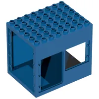 Duplo Building 6 x 8 x 6 Drive Through with Door and Window Openings