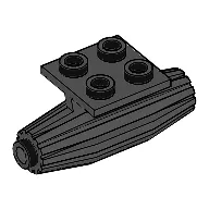 Engine, Strakes, 2 x 2 Thin Top Plate