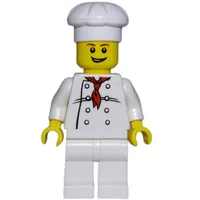 Chef - White Torso, White Legs, White Hat