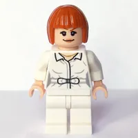 Claire Dearing in White Outfit with Open Shirt