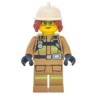 Freya McCloud, Dark Tan Fire Suit with Gauge and Straps