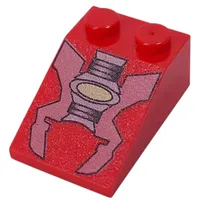 Slope 33° 3 x 2 with Red/Gray Machinery Parts Print