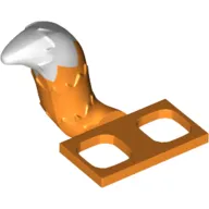 Minifig Hipwear Tail Raccoon / Cat / Fox Costume with White Tip Print