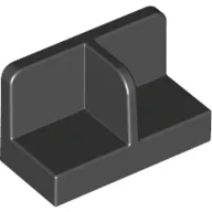 Panel 1 x 2 x 1 with Rounded Corners and Central Divider