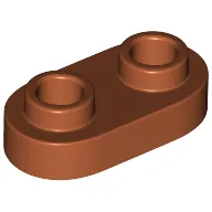 Plate Special 1 x 2 Rounded with 2 Open Studs