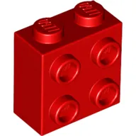 Brick Special 1 x 2 x 1 2/3 with 4 Studs on 1 Side