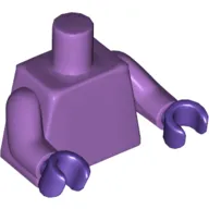 Torso, Medium Lavender Arms, Dark Purple Hands [Plain]