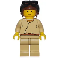 Anakin Skywalker, Child, Yellow Skin, Brown Helmet