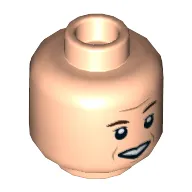 Minifig Head Jerry Seinfeld, Smile with Teeth Print