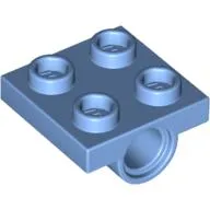 Plate Special 2 x 2 with 1 Pin Hole [Split Underside Ribs]