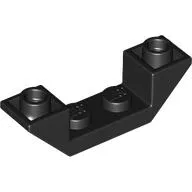 Brick Sloped Inverted 45° 4 x 1 Double with 1 x 2 Recessed