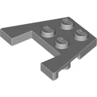Wedge Plate 3 x 4 with Stud Notches [Reinforced Underside]