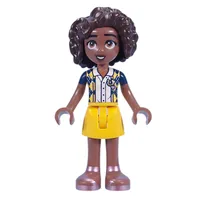 Aliya - White Top, Yellow Skirt