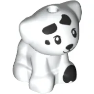 Animal, Dog Pup with Black Spots print