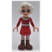 Ms. Claus - Red Skirt, Reddish Brown Boots