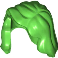 Hair Mid-Length with Part over Front of Right Shoulder