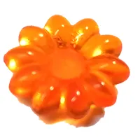 Clikits Icon, Flower 2 x 2 Small, 10 Petals with Pin [Polished]