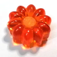 Clikits Icon, Flower 2 x 2 Small, 10 Petals with Hole [Polished]