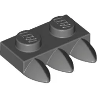 Plate Special 1 x 2 with Three Teeth [Tri-Tooth]