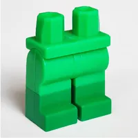 Hips with Bright Green Legs and Green Boots Pattern