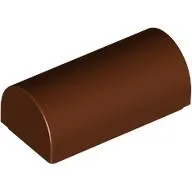 Brick Curved 1 x 2 x 2/3 Double Curved Top, No Studs