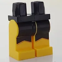 Hips and Yellow Legs with Black Coat (Batman)