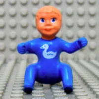 Belville Figure Baby, Nougat Hair, Duck Print