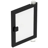 Door 1 x 4 x 5 Right with Trans-Clear Glass