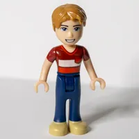 Henry - Red Shirt, Dark Blue Trousers