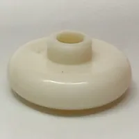 Pen Bead, Round Short, Curved Edge