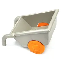 Duplo Wheelbarrow with Orange Wheels