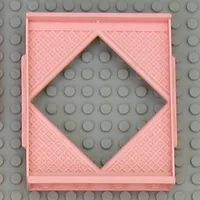 Scala, Building, Wall, Diamond Shaped Window 8 x 2 x 8