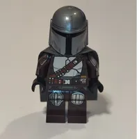 The Mandalorian / Din Djarin, Dark Brown Outfit with Cape, Printed Head