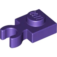 Plate Special 1 x 1 with Clip Vertical [Thick Open O Clip]