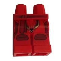 Hips and Red Legs with Dark Red Belt, Knee Pads print (Kai)