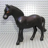 Belville, Animal, Horse, with Dark Orange Rimmed Eyes Print