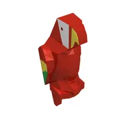 Animal, Bird, Parrot with Coloured Feathers Print