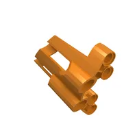 Technic Panel Fairing # 1 Large Short, Large Holes, Side A