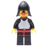 Knight (Breastplate on Black) - Black Legs, Neck-Protector