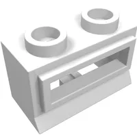 Window 1 x 2 x 1, Short Lip [no Glass]