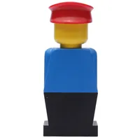 LEGOLAND Blue Torso, Black Legs, Red Hat