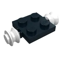 Plate Special 2 x 2 with Wheels White