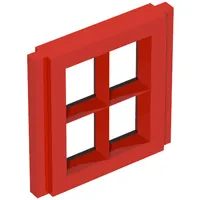 Window Pane 1 x 2 x 2 for Slotted Bricks
