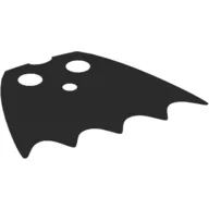 Neckwear Cape, Short, Scalloped 5 Points, Tear-Drop Neck Cut [Spongy Stretchable Fabric]