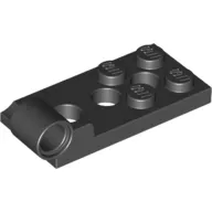 Hinge Plate 2 x 4 with Pin Hole with 3 Holes - Bottom